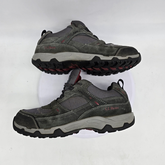 LL Bean Shoe Men's 10 Wide Model 4 Waterproof Trail Hiking Sneakers Grey - Picture 10 of 10